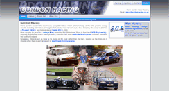 Desktop Screenshot of gordonracing.co.uk